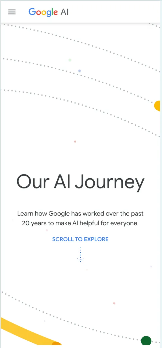AI Milestones Interface