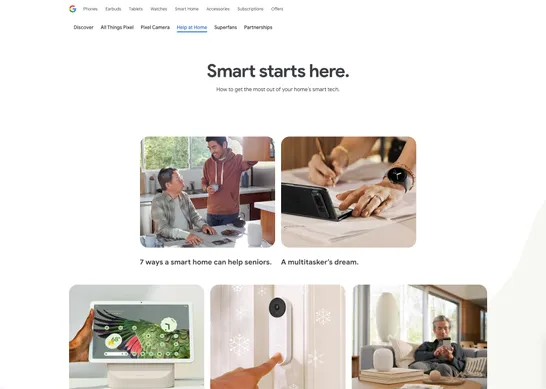 Google Store Blog Interface