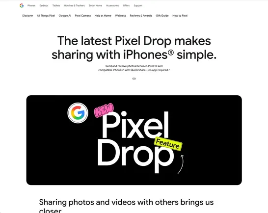 Google Store Blog Interface