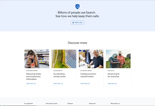 How Search Works Interface