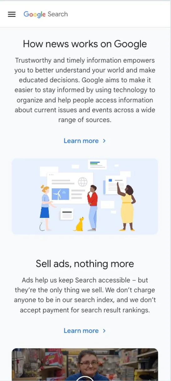 How Search Works Interface