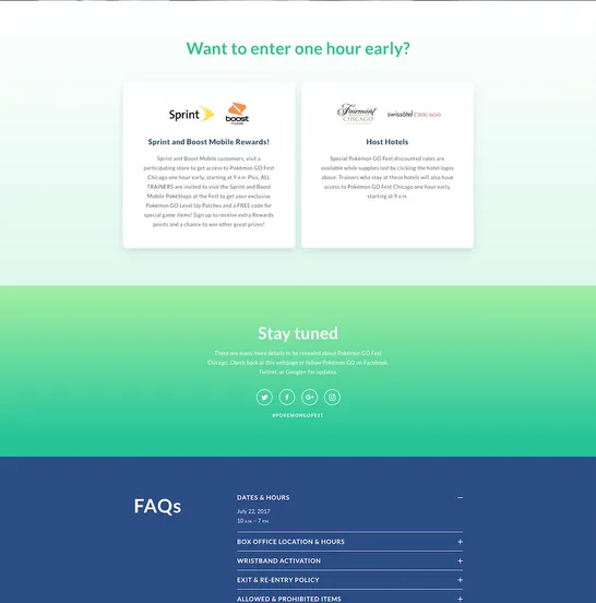 Pokemon Go Fest Interface
