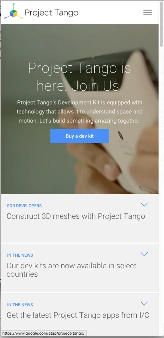 Project Tango Image