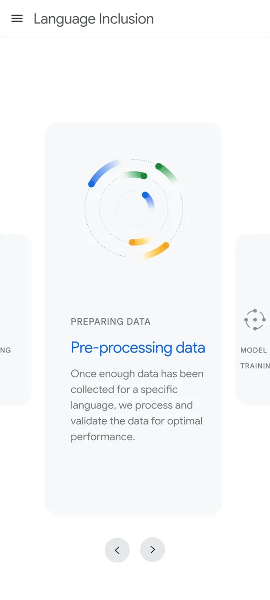 Language Inclusion Interface